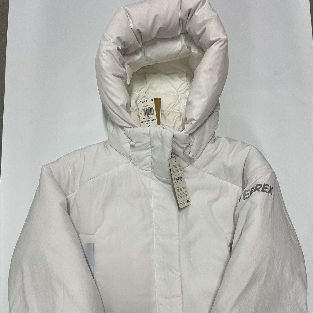 Adidas Terrex Snowy White Puffer Coat